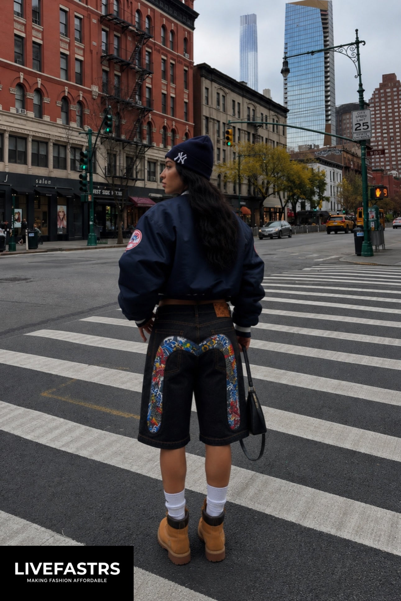 Vintage Evisu Baggy Denim Shorts
