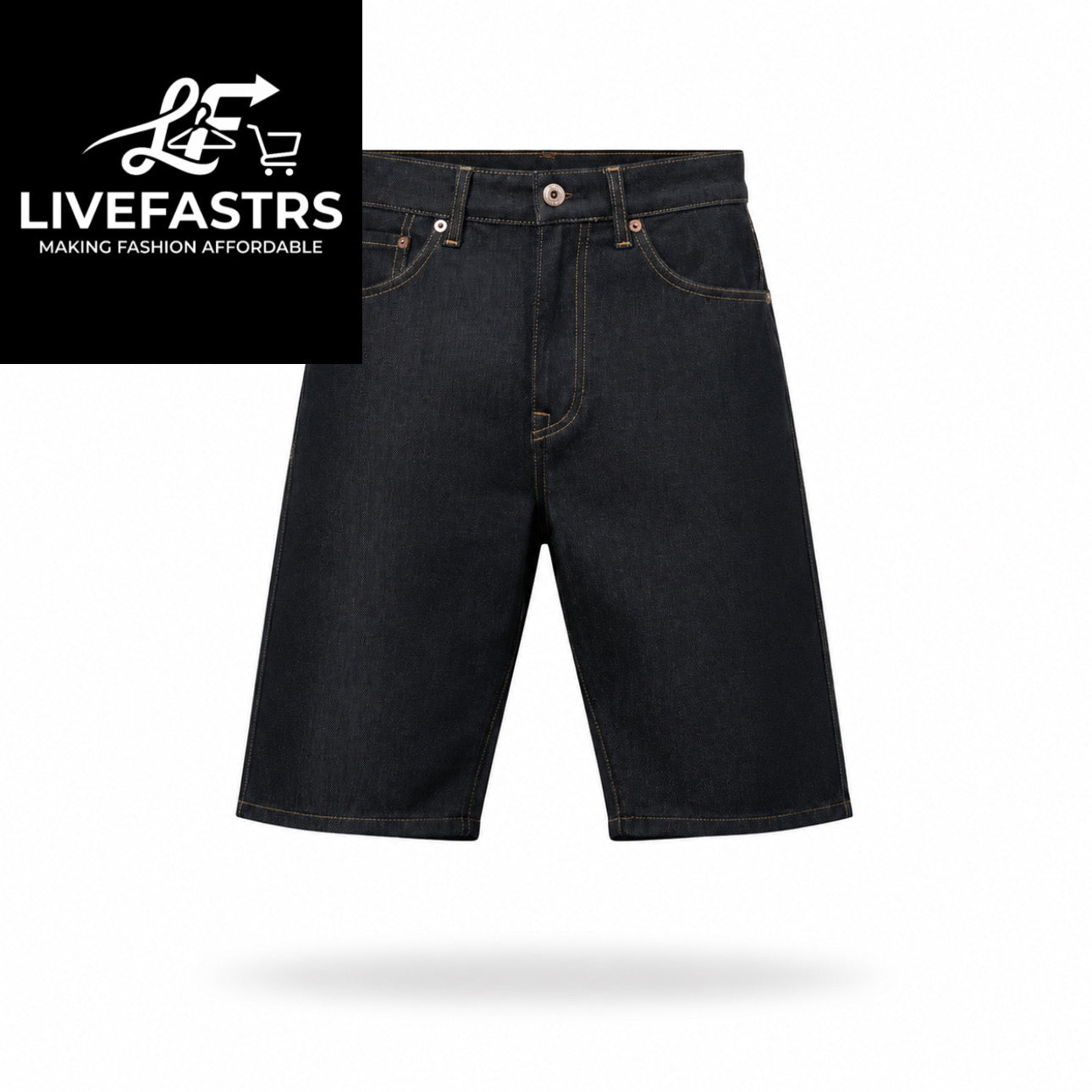 Vintage Evisu Baggy Denim Shorts