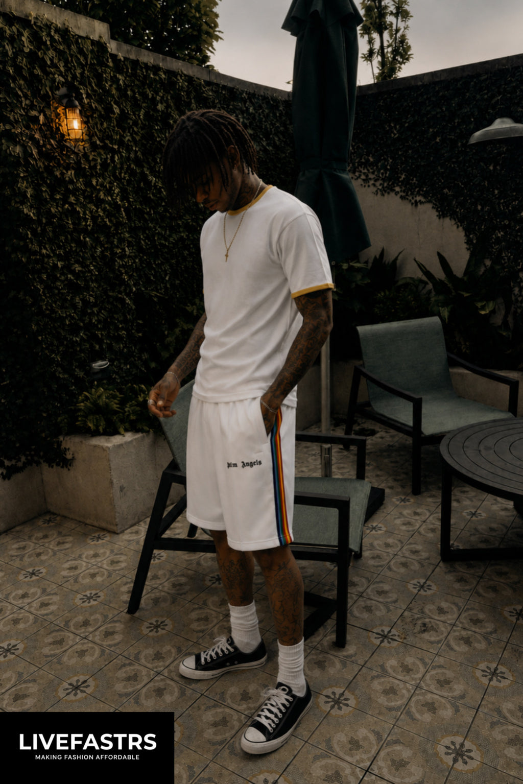 Palm Angels Track Shorts