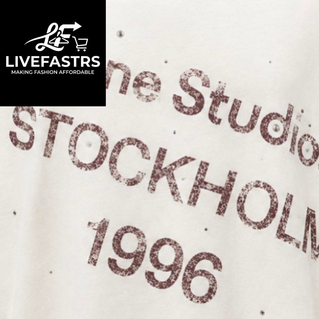 Acne Studios Stockholm 1996 Rhinestone Longsleeve
