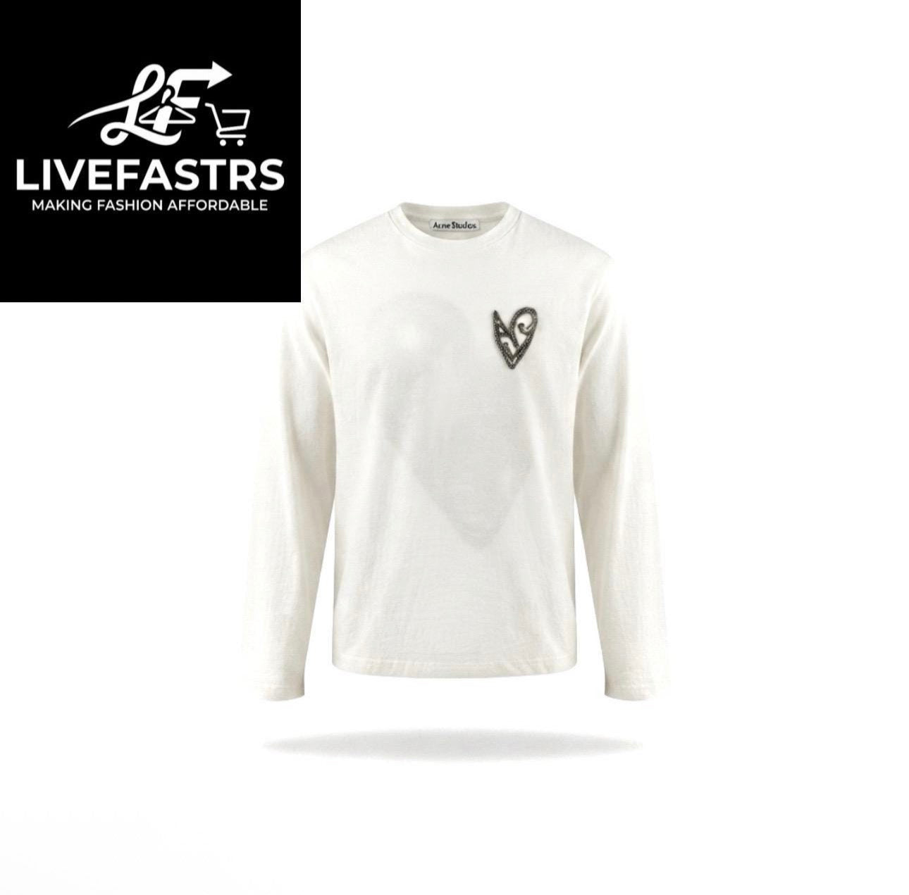 Acne Studios Heart Logo Longsleeve