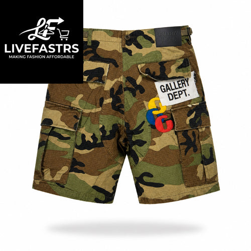 Gallery Dept. G-Patch Woodland Camo Cargo Shorts