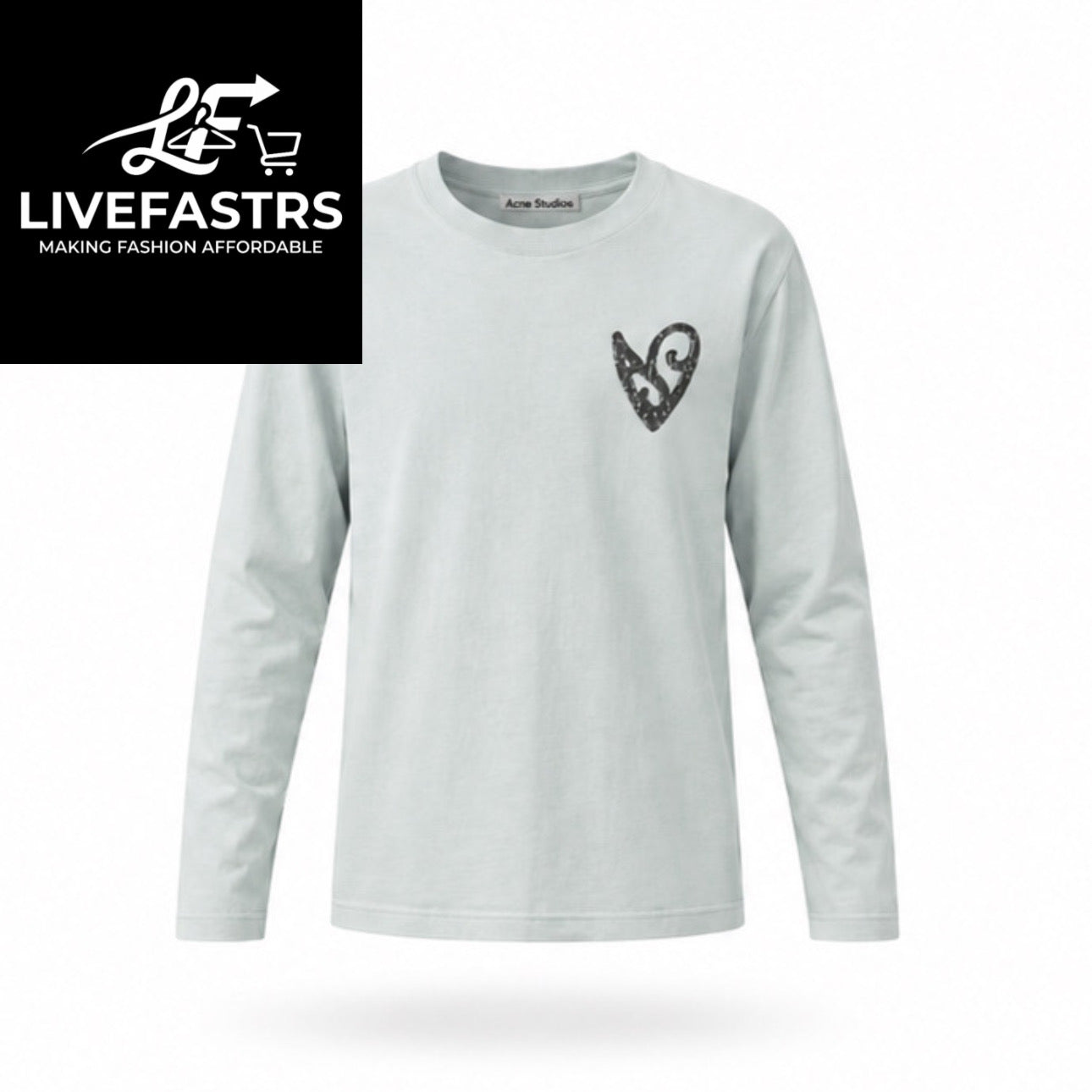 Acne Studios Heart Logo Longsleeve