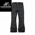 Kapital Kountry Denim Indigo Magpie Feather Pants